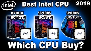 🔥 Intel Core i9 9900K vs Core i7 9700K vs Core i7 8700K 🔥 6C12T vs 8C8T vs 8C16T 🔥 The Best CPU [upl. by Jaella]