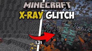 Easiest Minecraft 121 Survival Xray Glitch Guide  Minecraft xray glitch 121 [upl. by Notnilk519]