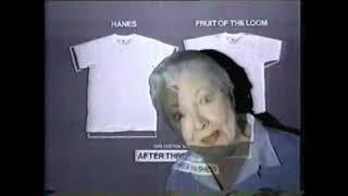 Hanes T Shirt Commercial  Fits Better 1986 USA [upl. by Hands]