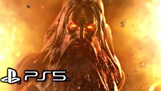 God of War 3 Remastered PS5  Kratos Vs Zeus Boss Fight amp Ending 4K 60FPS [upl. by Dosi477]