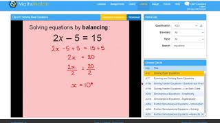 Using mathswatch ks3 [upl. by Mirabel531]