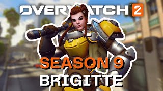 Is Brigitte Good in Season 9 Overwatch 2 Competitive Brigitte Gameplay [upl. by Ecnedurp]