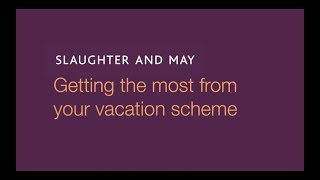 Getting the most from your vacation scheme [upl. by Aneelehs]