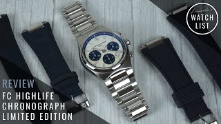 Review in 5 Minutes Frederique Constant Highlife Chronograph [upl. by Ennairol]