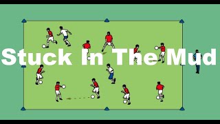 How to Play Stuck in the Mud  Fun Drill for Youth SoccerFootball [upl. by Yddur]