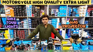 High Quality Extra Lights In Wholesale Prices😱🔥 Low Price Bike Accessories😜 BK Vlogs [upl. by Ahker894]