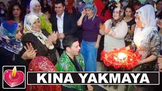 Düğün oyunu  Kına gecesi Kürtçe KINA YAKMAYA töreni  Alanya düğünü [upl. by Nomyar]