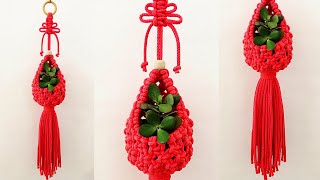 DIY NIDO COLGANTE en MACRAME paso a paso  DIY Macrame Pod [upl. by Ahsikyw]