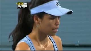 Alize Cornet vs Hsieh Suwei 2009 Hopman Cup Highlights [upl. by Urba]