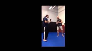 Aikido Practitioner  Gracie Challenges BJJ Coach to an MMA Fight [upl. by Sackman]