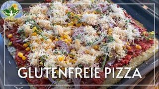 Glutenfreie Pizza  vollwertig pflanzlich [upl. by Dalli]