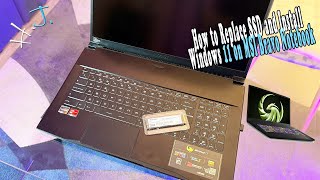 How to Replace SSD and Install Windows 11 on MSI Bravo Notebook [upl. by Yecnahc]