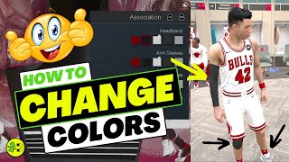 NBA 2K24 How to Change Accessories Color MyCAREER [upl. by Takeshi]