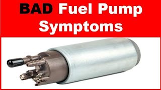 Bad Fuel Pump Symptoms and Solutions [upl. by Esnahc]