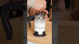 froth your milk in a french press [upl. by Guimar]