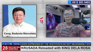 KRUSADA with KING DELA ROSA  RPN DXKS SURIGAO  November 27 2024 [upl. by Vihs]