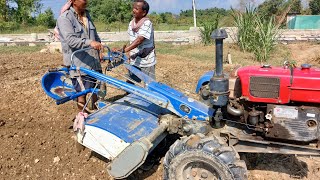 Power Tiller and Cultivator with Plough agriculturepowertillerpowertillerwithcultivatortractor [upl. by Yebot]