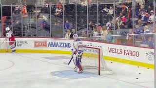 New York Rangers Goalies Igor Shesterkin and Jonathan Quick WarmUp vs Philadelphia Flyers 112924 [upl. by Parker894]