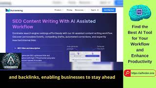 Outranking AI  Best SEO Content Writing AI Software And Optimization Tools [upl. by Slaohcin193]