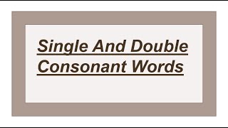 Avoid these mistakes with single and double consonants [upl. by Chase]