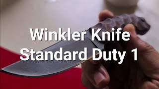 Winkler Knife Standard Duty 1  EDC Fixed Blade [upl. by Clementina]