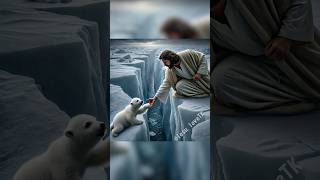 Jesus saved the poor polar bear 🐻‍❄️ jesus fe amen [upl. by Kulda]