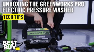 Unboxing the Greenworks Pro Electric Pressure Washer [upl. by Chevy]