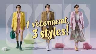 Créez des Looks Stylés avec Peu de Vêtements  Astuces de Mode Rapide [upl. by Ecylla89]