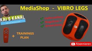 MediaShopTV  VibroLegs  Vibration amp Massage  ✔ Füße ✔ Waden ✔ Oberschenkel ✔ Lende  Review DE [upl. by Anna-Maria]