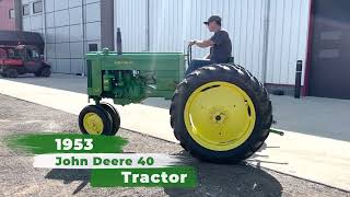 John Deere 40 Tractor [upl. by Keele833]