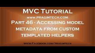 Part 46 Accessing model metadata from custom templated helpers [upl. by Divan]