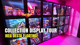 COLLECTING DISPLAY CASE ROOM TOUR  IKEA BESTA FLOATING [upl. by Azilem675]