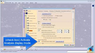 CATIA SETTINGS  Drafting  Analysis Display Mode [upl. by Babara697]