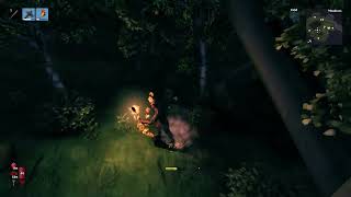 Valheim Playtrough Ep 1 Exploring Shacking up Resource gathering [upl. by Ettie]