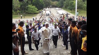 Sri Lanka welcomes ICC Cricket World Cup Trophy [upl. by Suciram]