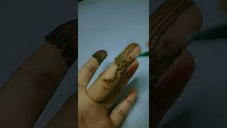 💖Finger design mehndi 💝 like and subscribe 👍 and comment 🌹 [upl. by Razid]