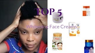 Top 5 Whitening Facial Creams  List Of Effective Whitening Facial Creams [upl. by Perdita]