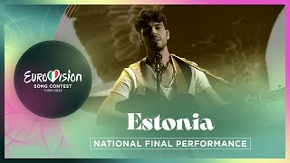 STEFAN  Hope  Estonia 🇪🇪  National Final Performance  Eurovision 2022 [upl. by Kezer]