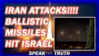 LIVE IRAN Attacks ISRAEL  Ballistic Missiles Hit Tel Aviv [upl. by Warp620]