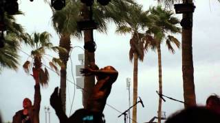 death grips INTROLOST BOYSGUILLOTINE COACHELLA 2012 [upl. by Arymas]