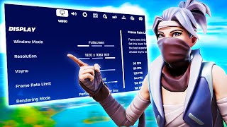 The BEST Fortnite Settings for Chapter 5 Guide Increase FPS Reduce Input Delay [upl. by Cullen]