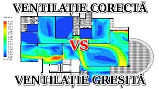 Ventilatie Corecta vs Ventilatie Gresita  Exemple la ventilarea casei [upl. by Morentz451]