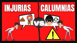 INJURIAS y CALUMNIAS【 3 diferencias con EJEMPLOS 】 [upl. by Ennylcaj]