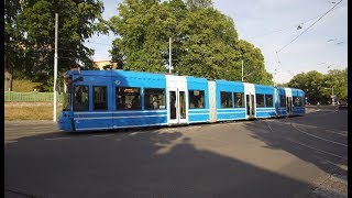 Sweden Stockholm tram ride from Djurgårdsbron to Gröna Lund [upl. by Eeliak]