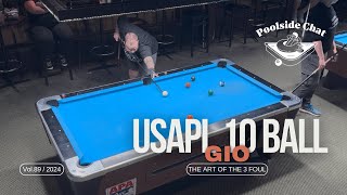 Ep 89 The Art of the 3 Foul USAPL 10 Ball vs Gio [upl. by Laehcimaj]