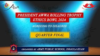 ETHICS BOWLQUARTER FINALMATCH1TEAM1SC VS TEAM4SWC [upl. by Lanza]