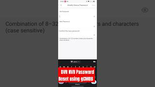 How to change DVR NVR password using gCMOB iCMOB app cpplus passwordchange dahuatechnolgy gcmob [upl. by Mae]