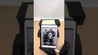 Portrait Stencil Printing with P8008 Wireless Tattoo Printershorts [upl. by Moguel870]