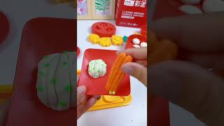 Colored clay food toys use flour colored clay to make Chinese food with your children safe mat [upl. by Atinra]