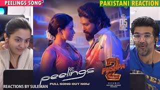 Pakistani Couple Reacts To PEELINGS Song  Pushpa 2 The Rule  Allu Arjun  Rashmika M  DSP [upl. by Lagasse]